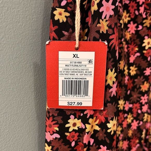 NWT … MOSSIMO SUPPLY CO. “Size: XL” Multi Floral Dress - Picture 5 of 5